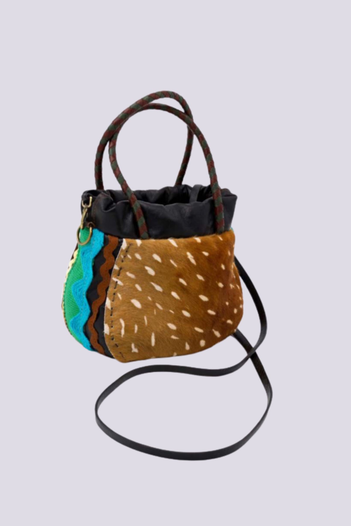 Borsa in pelle con cavallino bambi 
