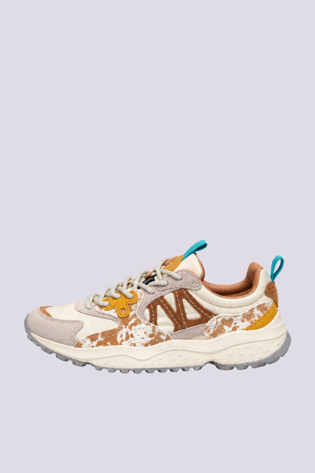 Sneakers con fantasia muccata 