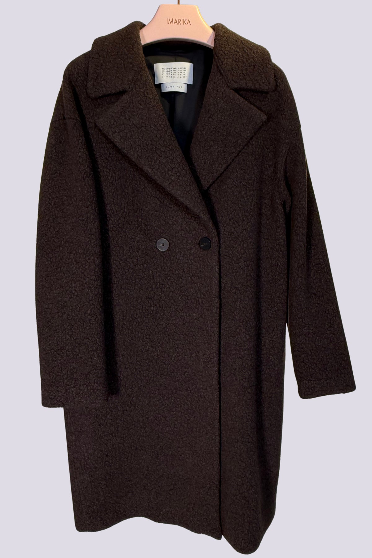 Cappotto teddy marrone 