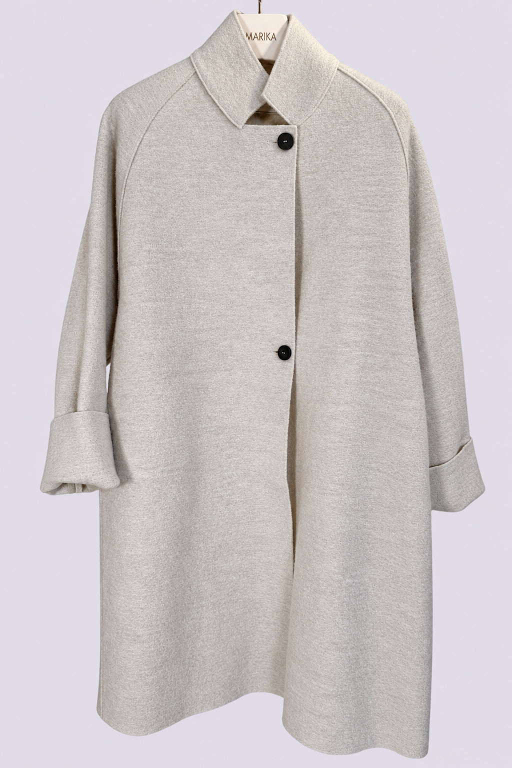 Cappotto color latte 