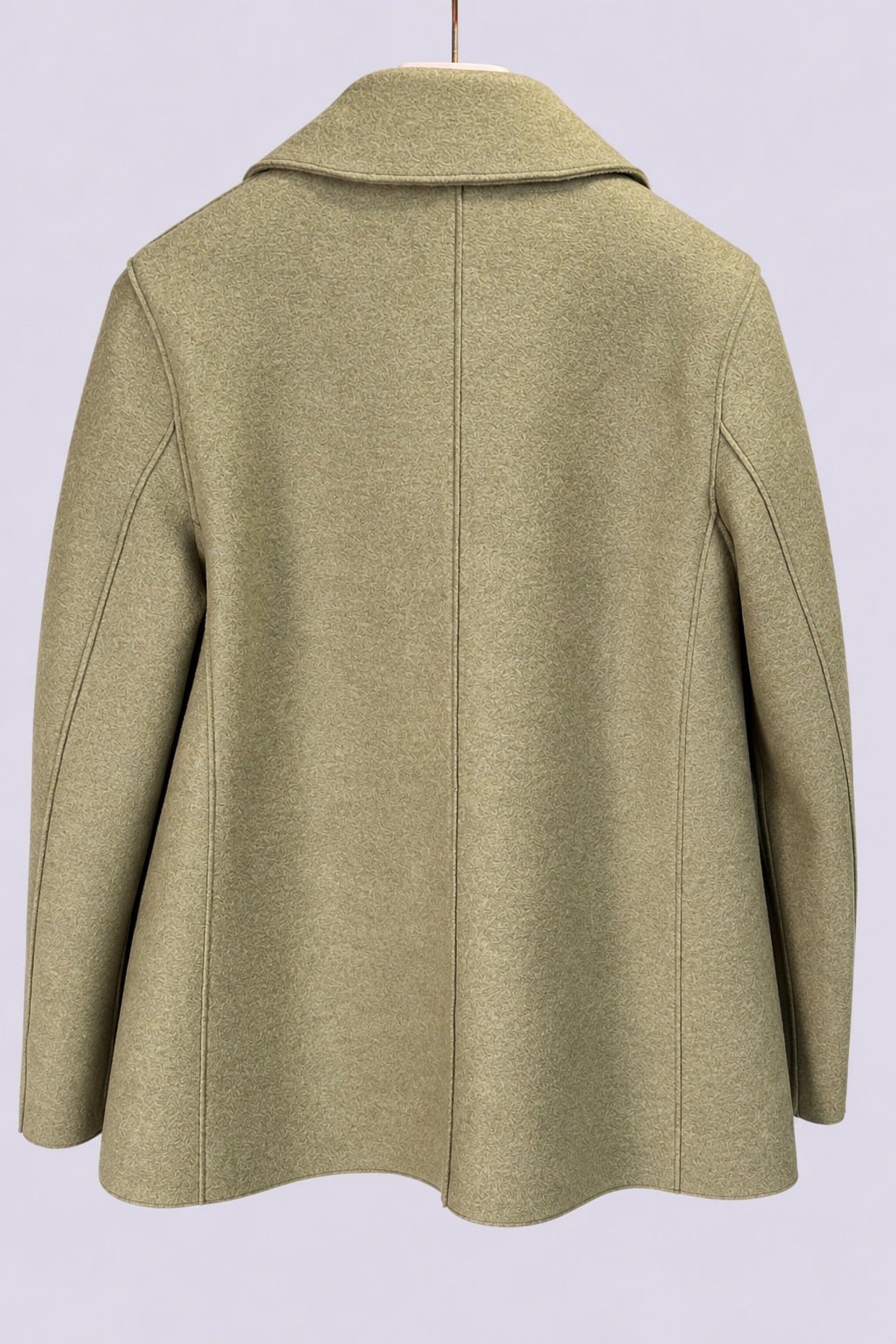 Peacoat verde doppiopetto 