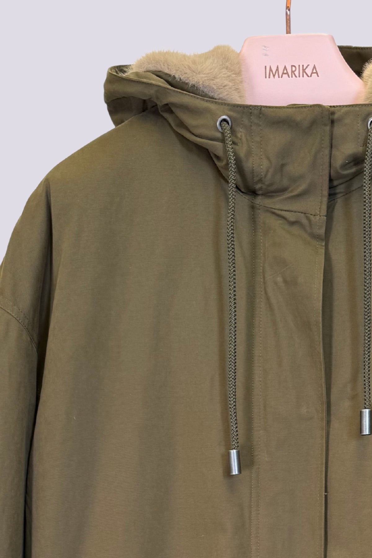 Giacca Parka verde 