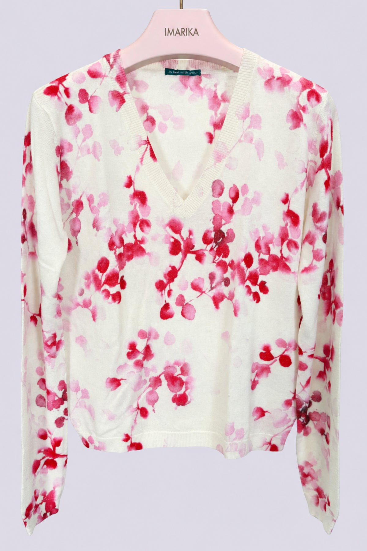 Maglia con fiori 