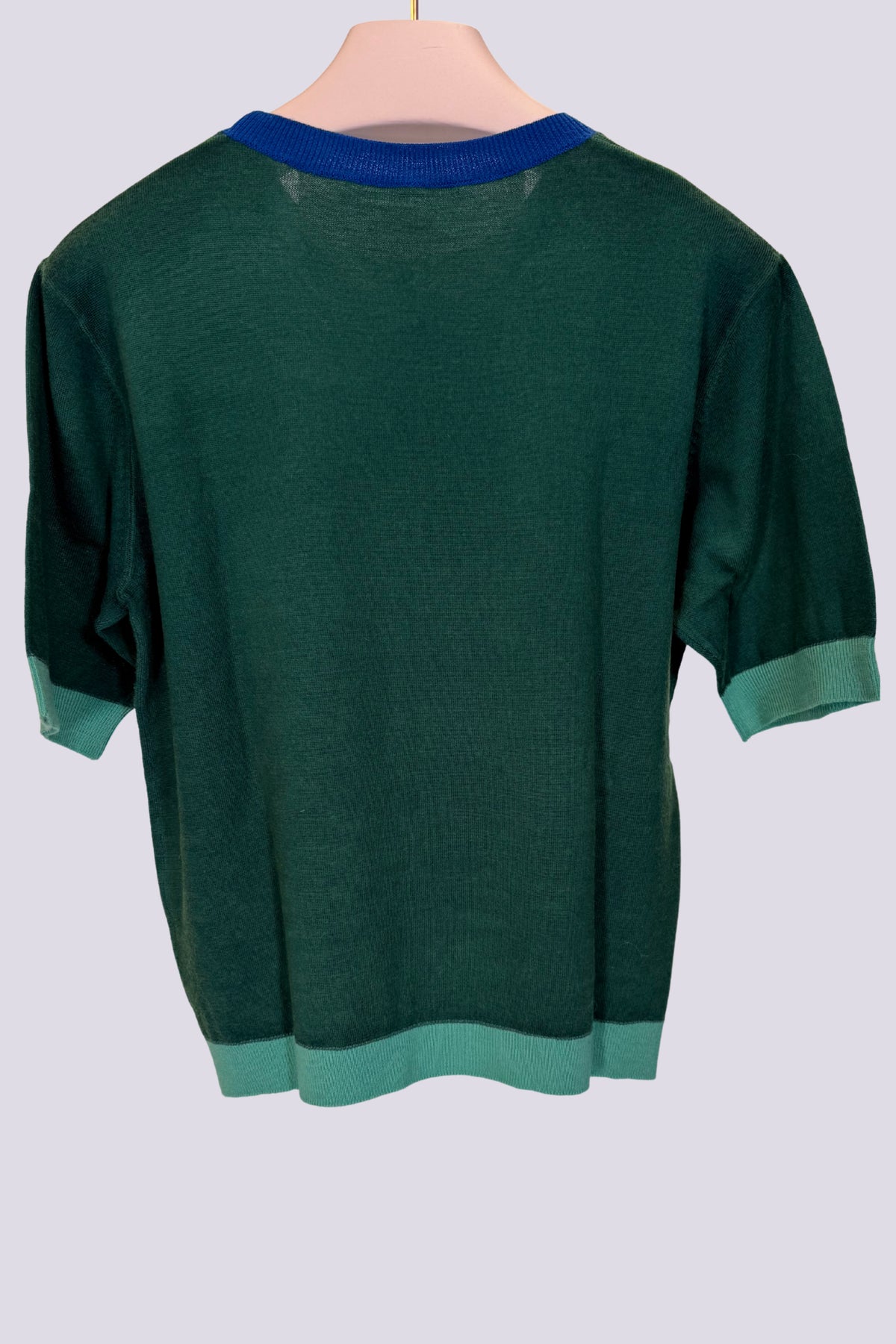 Maglia a girocollo verde 
