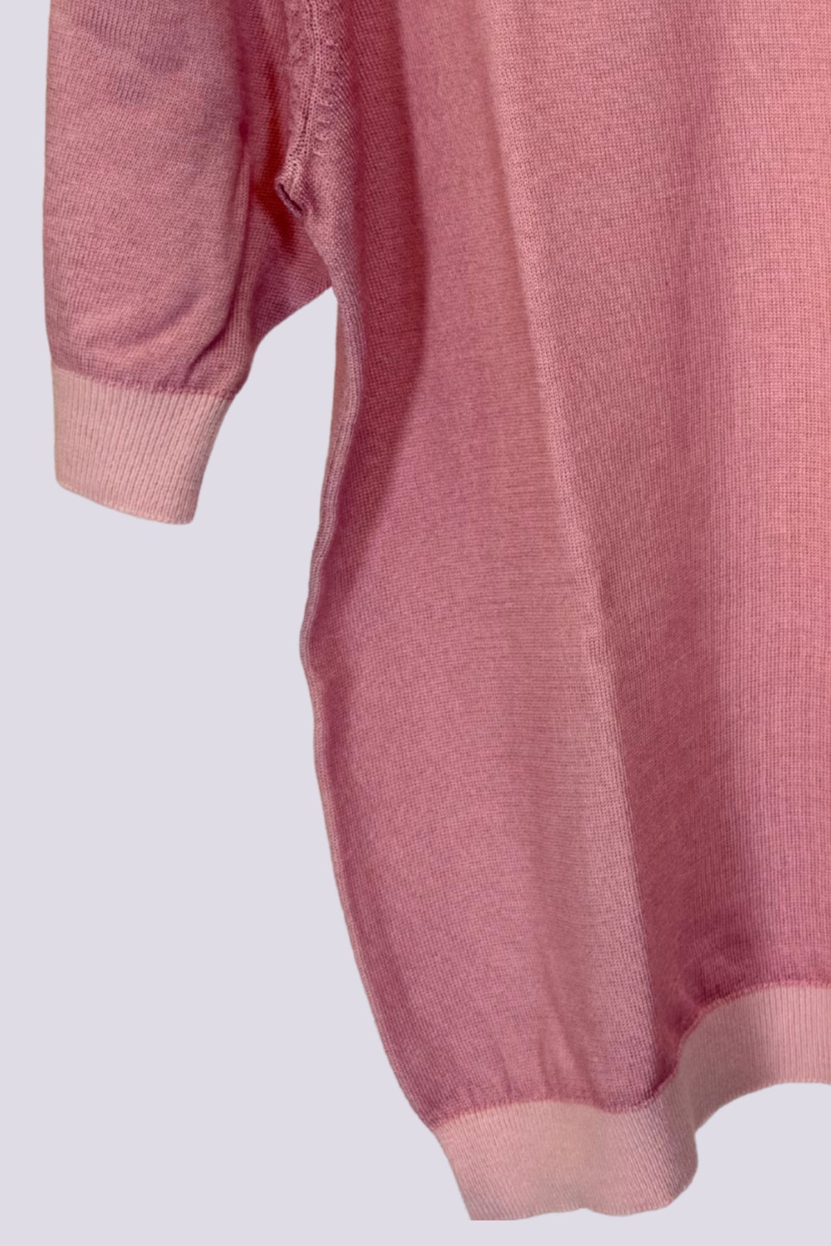 Maglia a girocollo rosa 