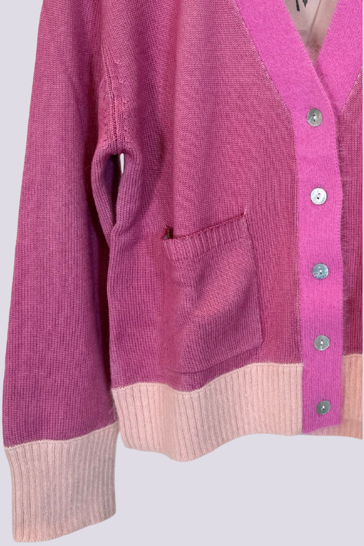 Cardigan rosa 