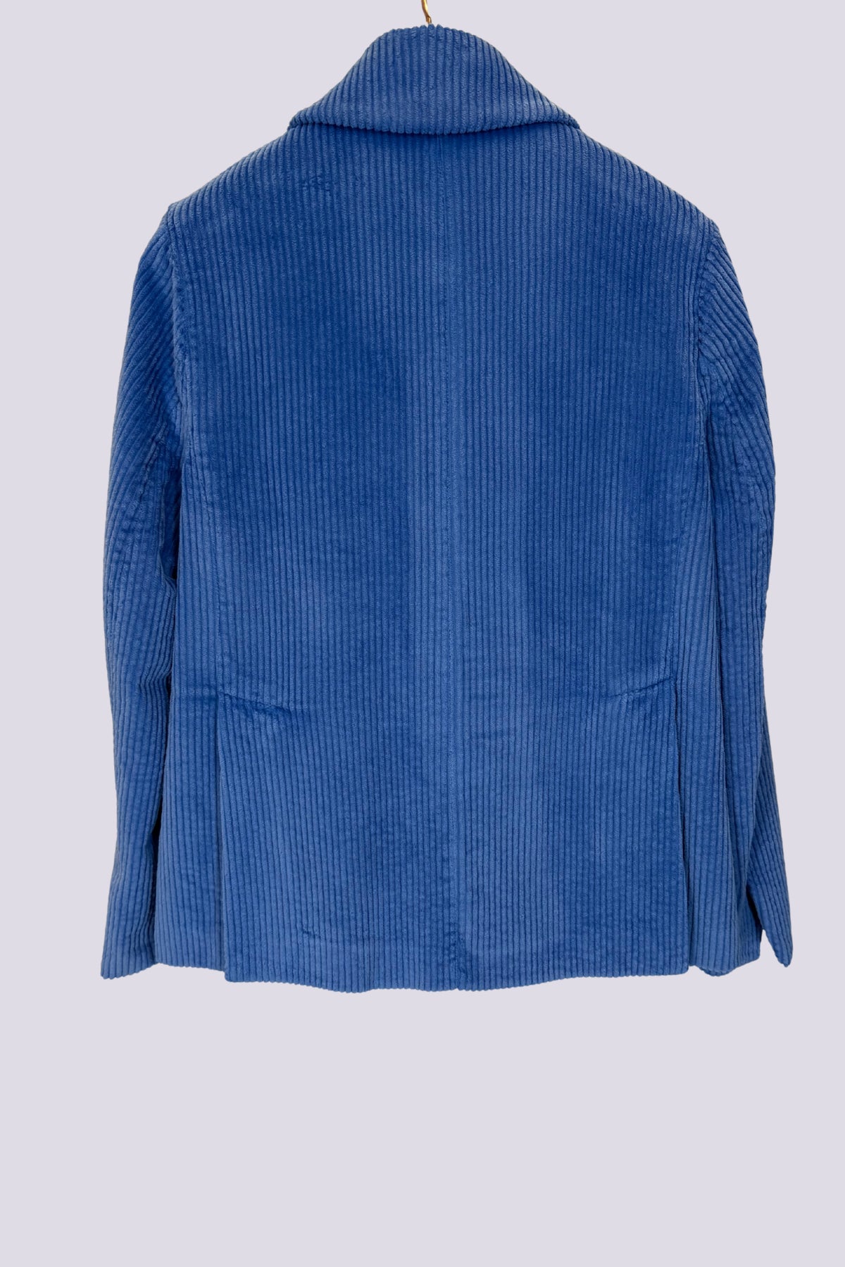 Giacca in velluto a coste azzurro 