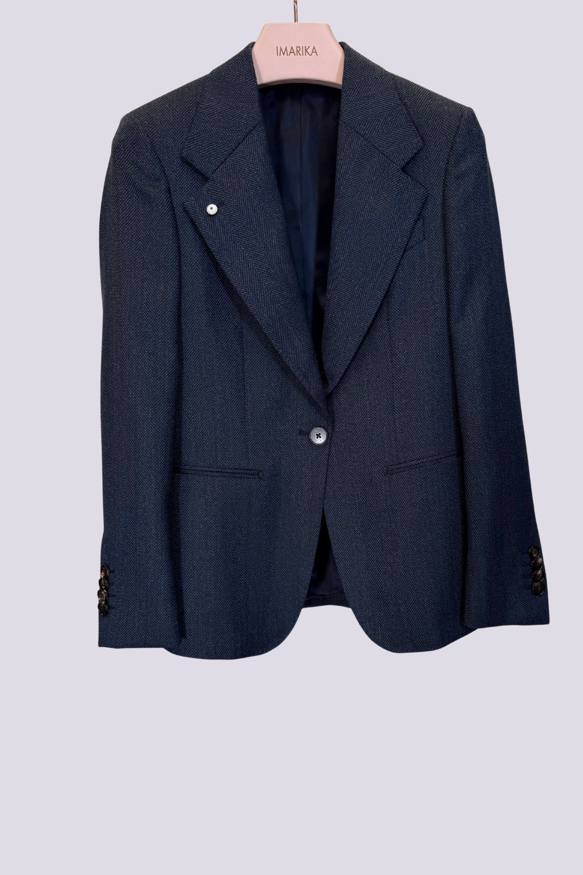 Giacca spigata blu 