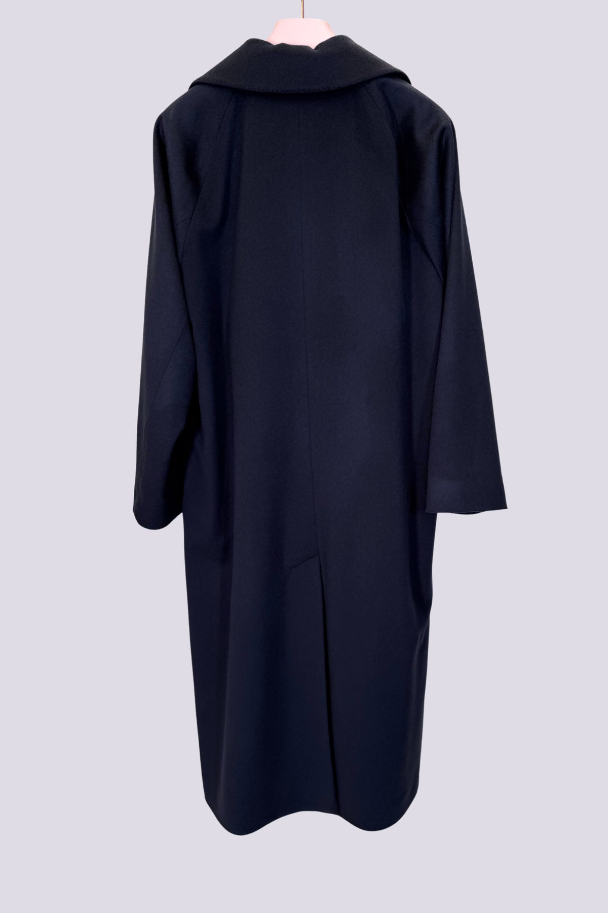 Cappotto doppiopetto blu 