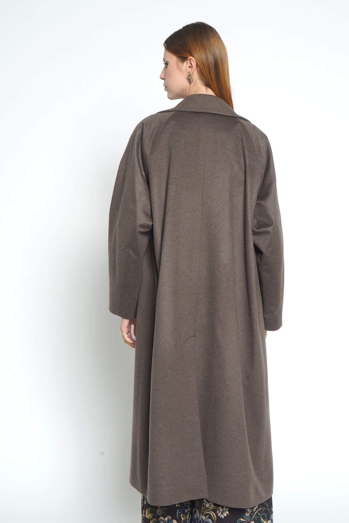 Cappotto doppiopetto taupe 