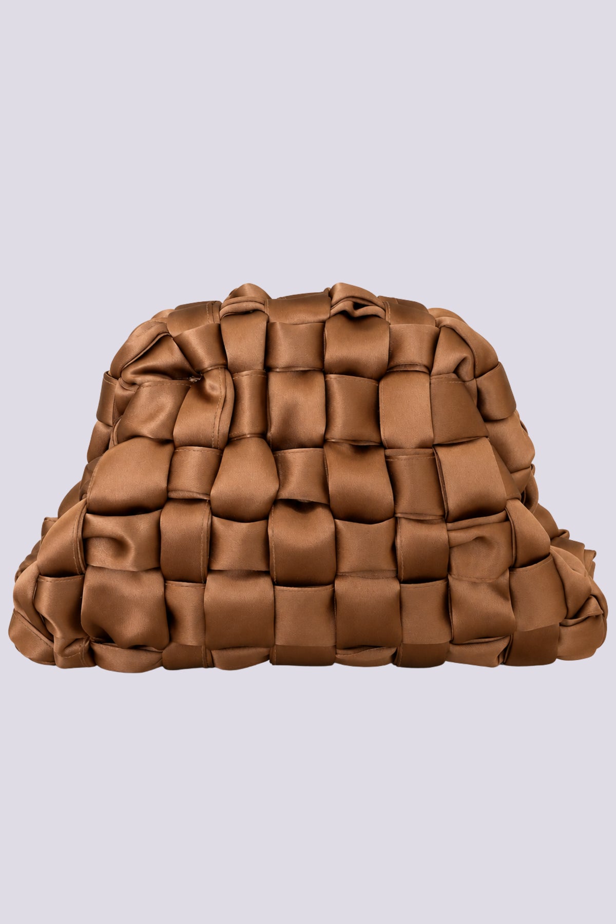 Borsa Satin mini nocciola 