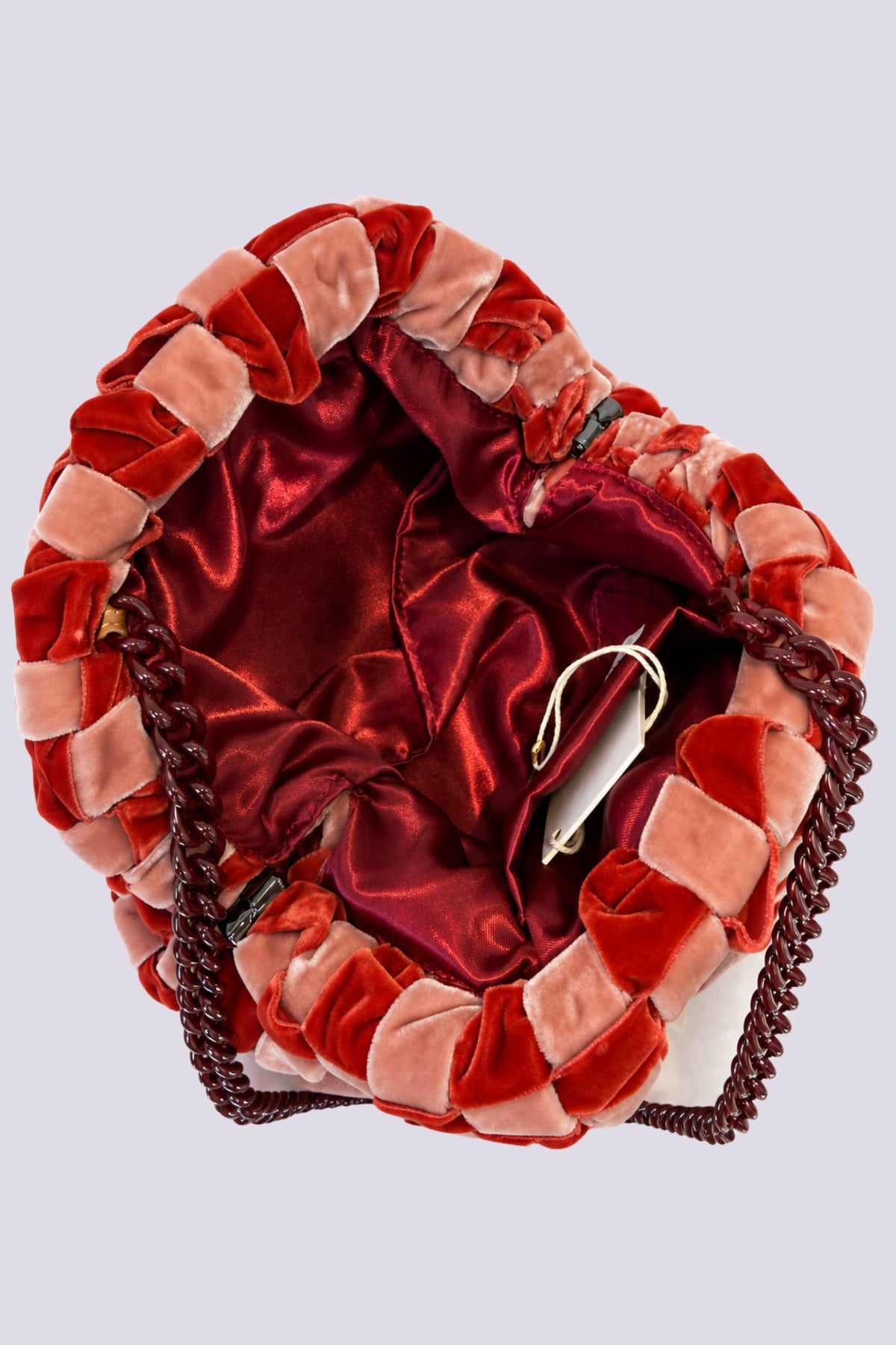 Borsa Velvet mini ruggine 
