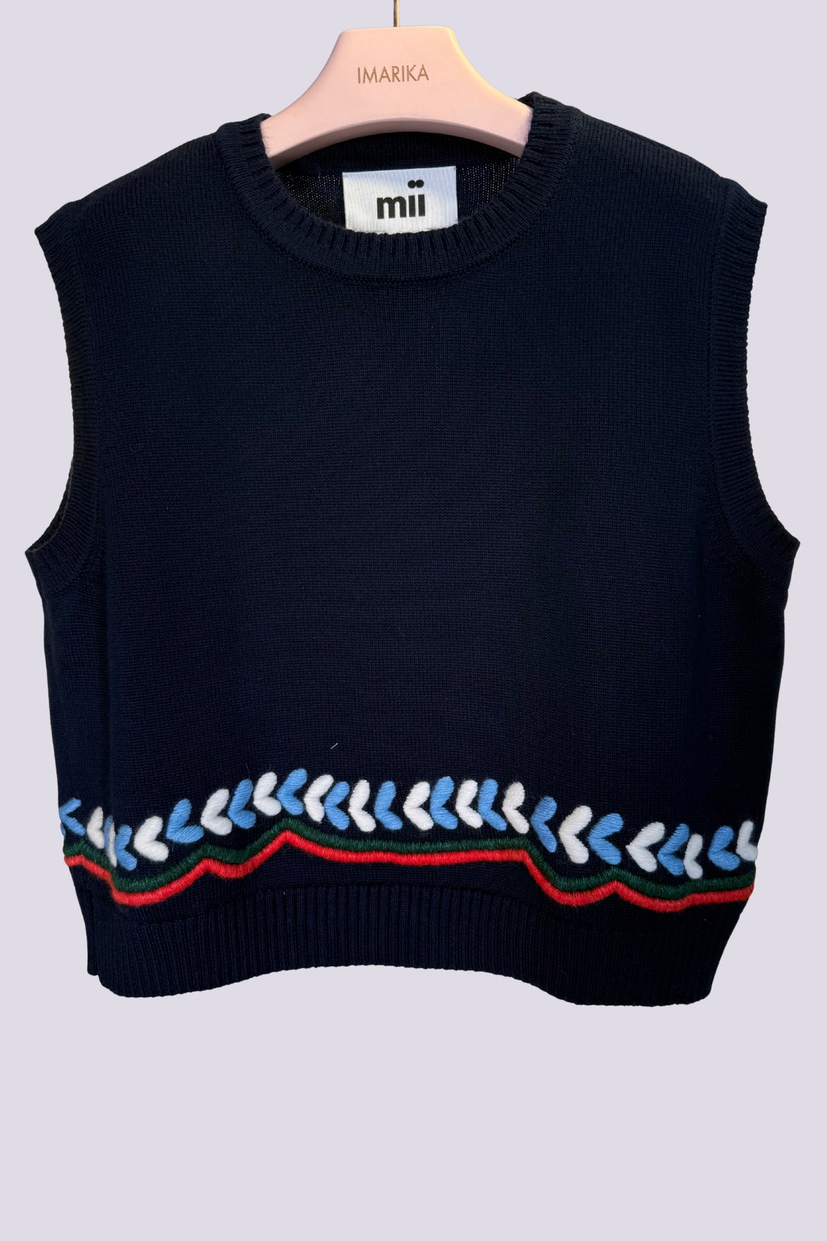 Gilet con ricamo 