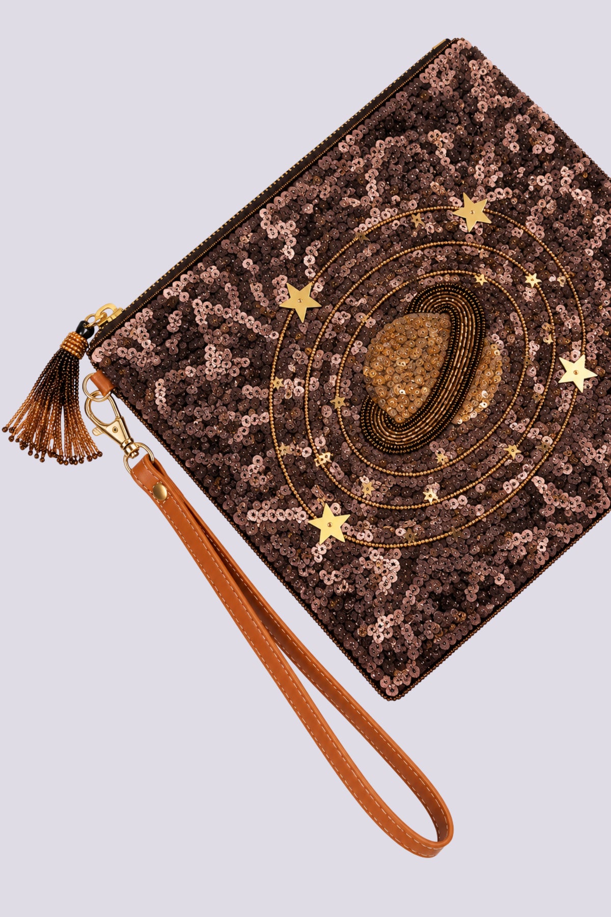 Pouch Saturn marrone 