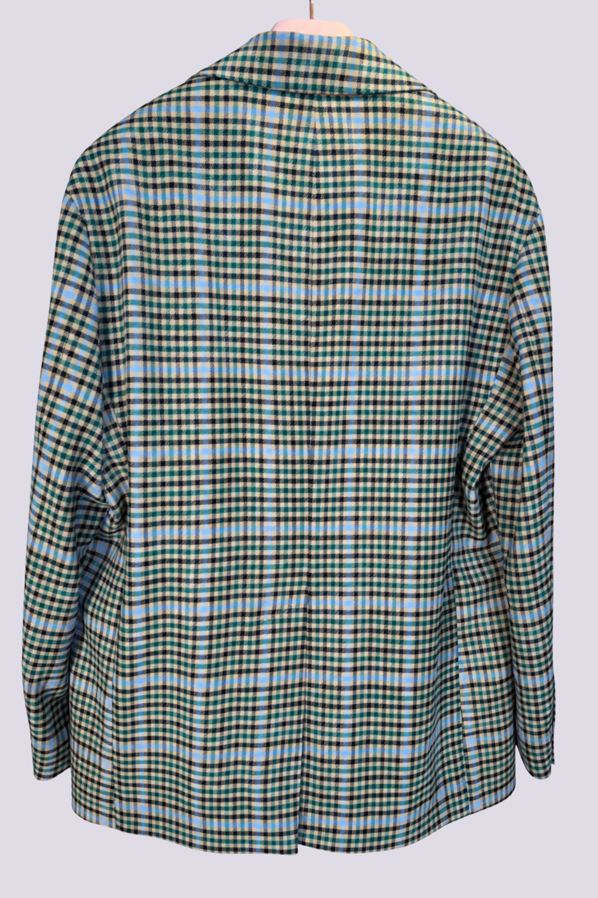 Giacca oversize a quadri 