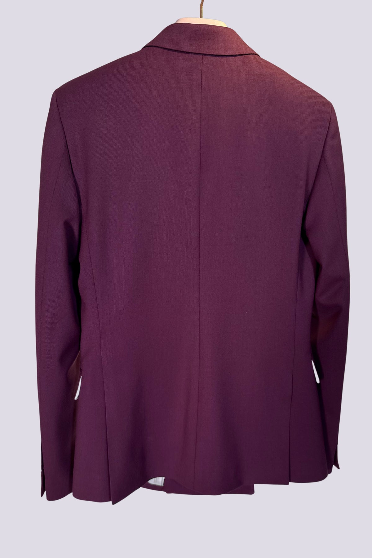 Giacca bordeaux in lana 
