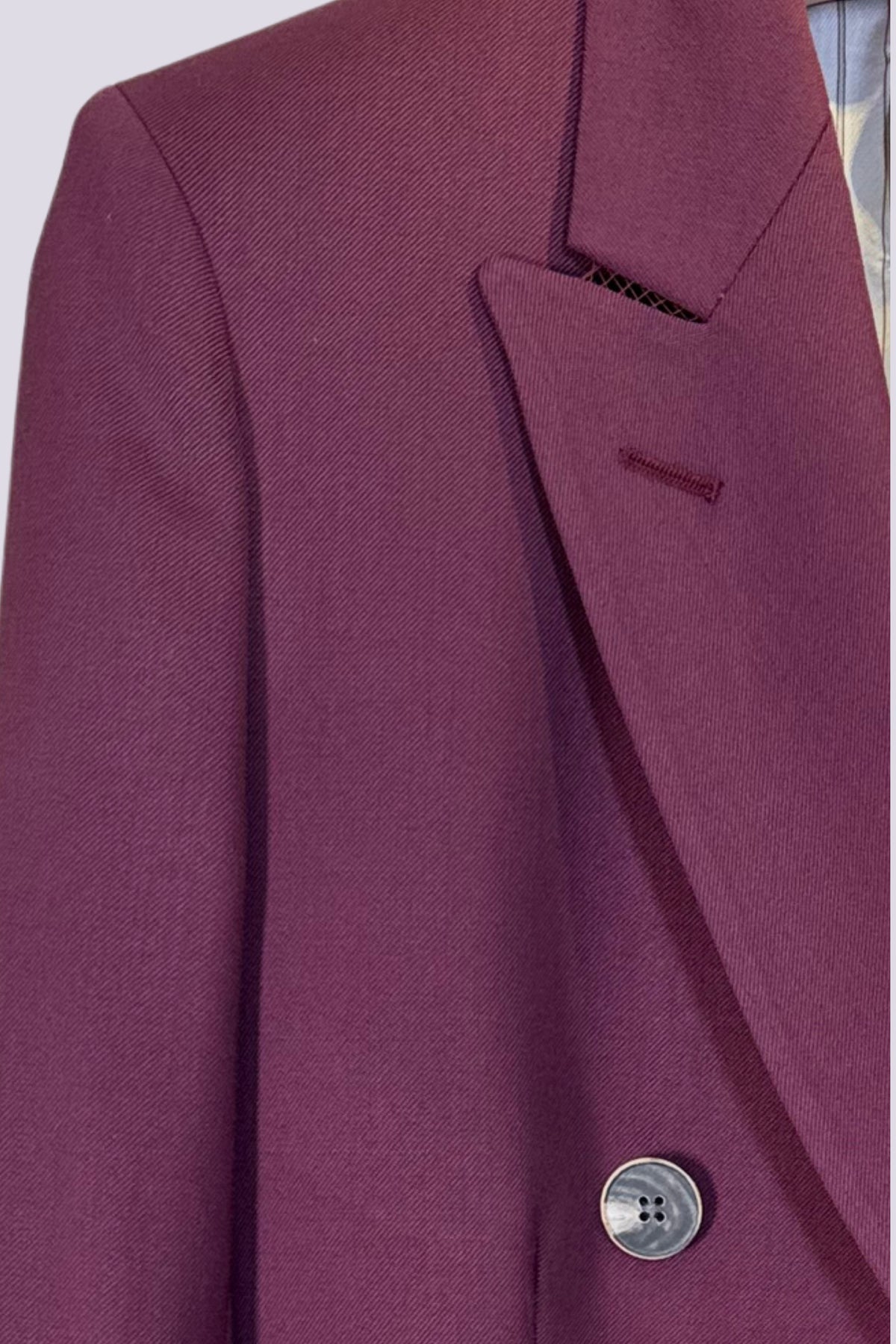 Giacca bordeaux in lana 
