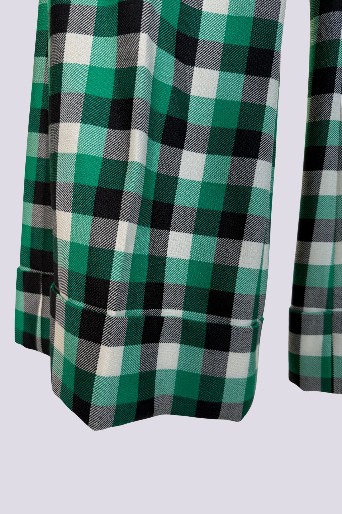 Pantalone check verde 