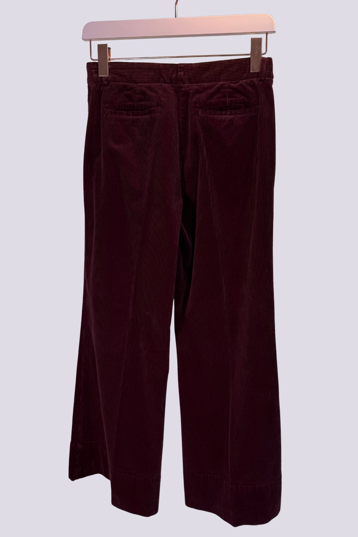 Pantalone costine bordeaux 