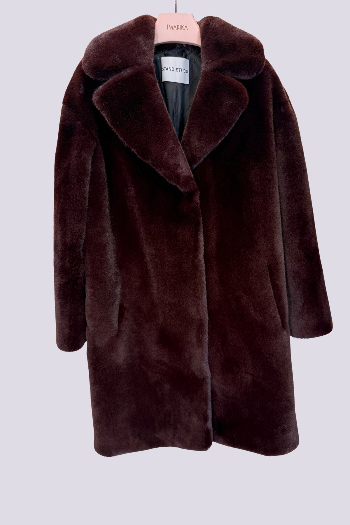 Cappotto Camille bordeaux 