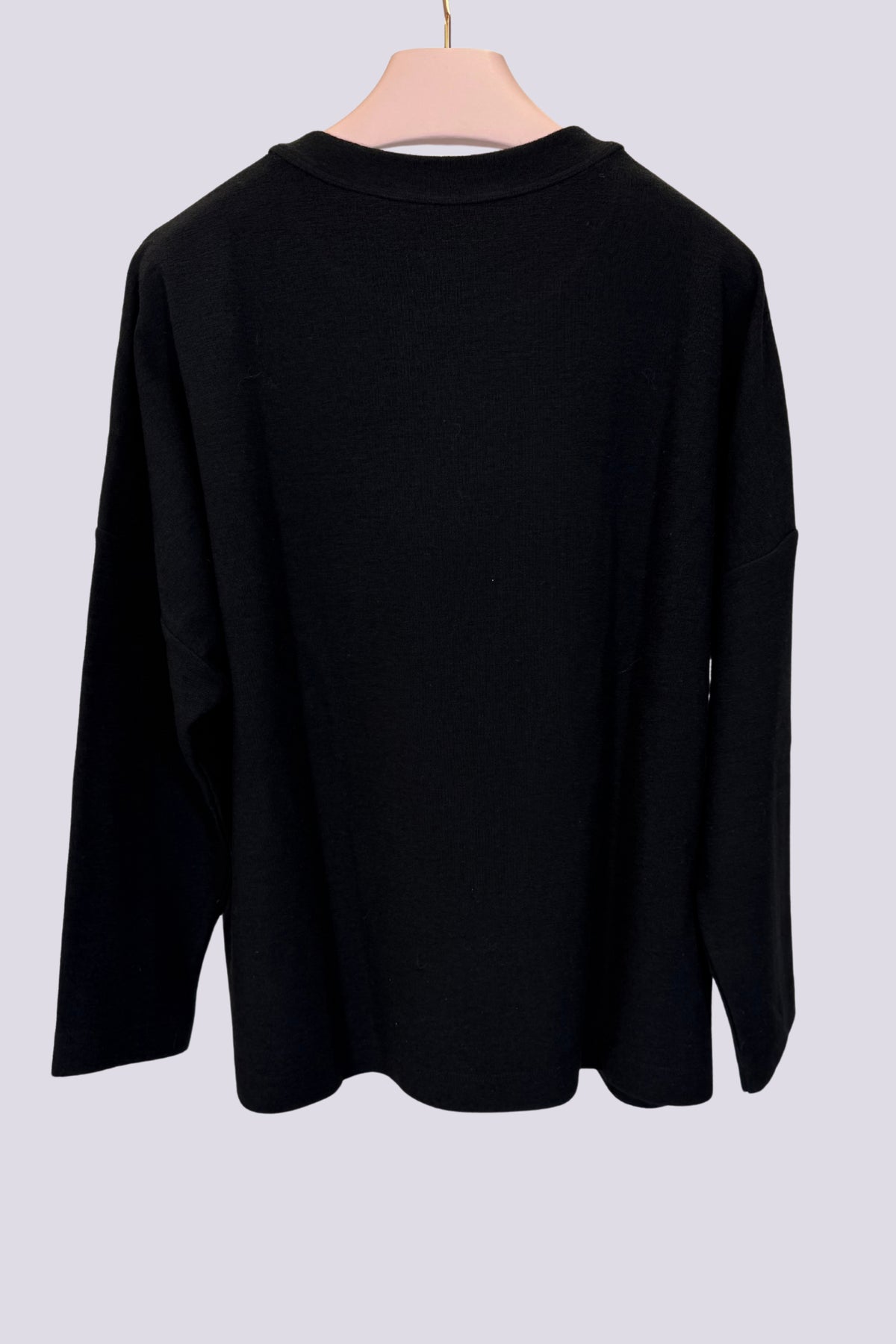 T-shirt vaso di fiori nero 