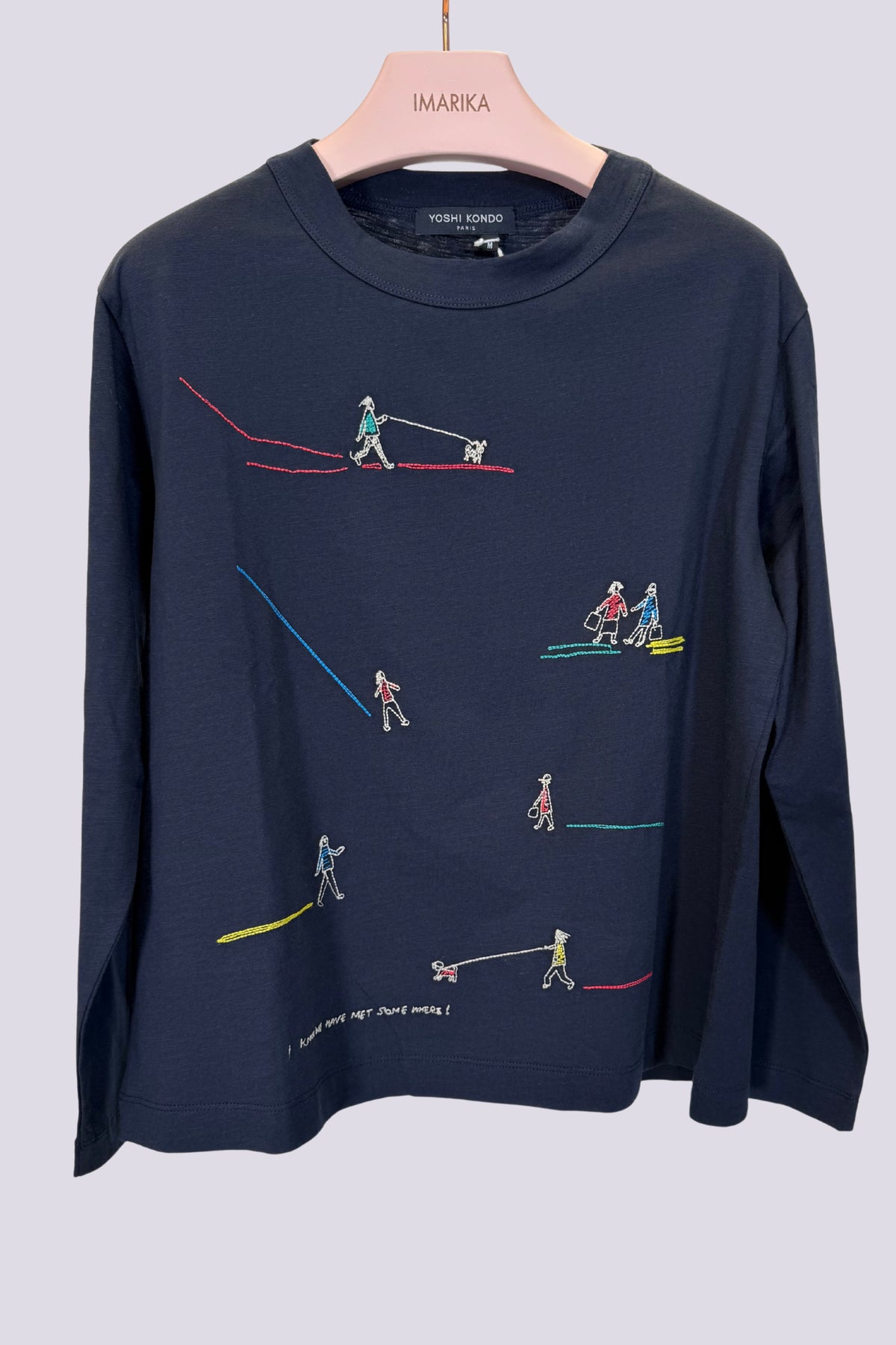 T-shirt people blu 