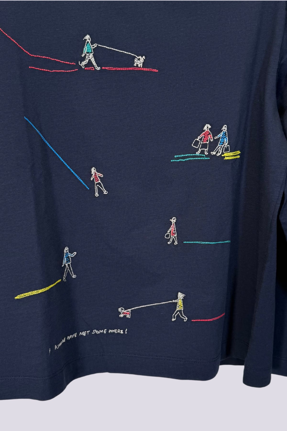 T-shirt people blu 