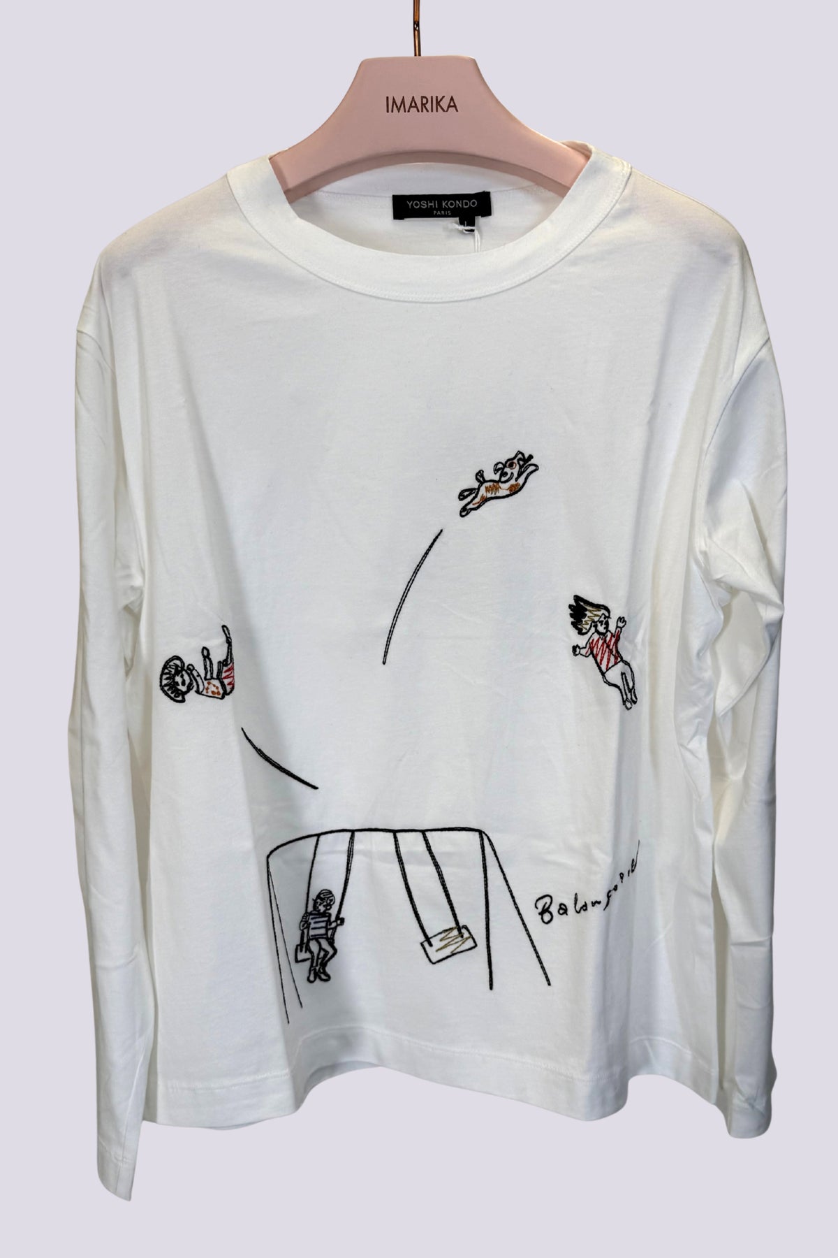 T-shirt altalena bianco 