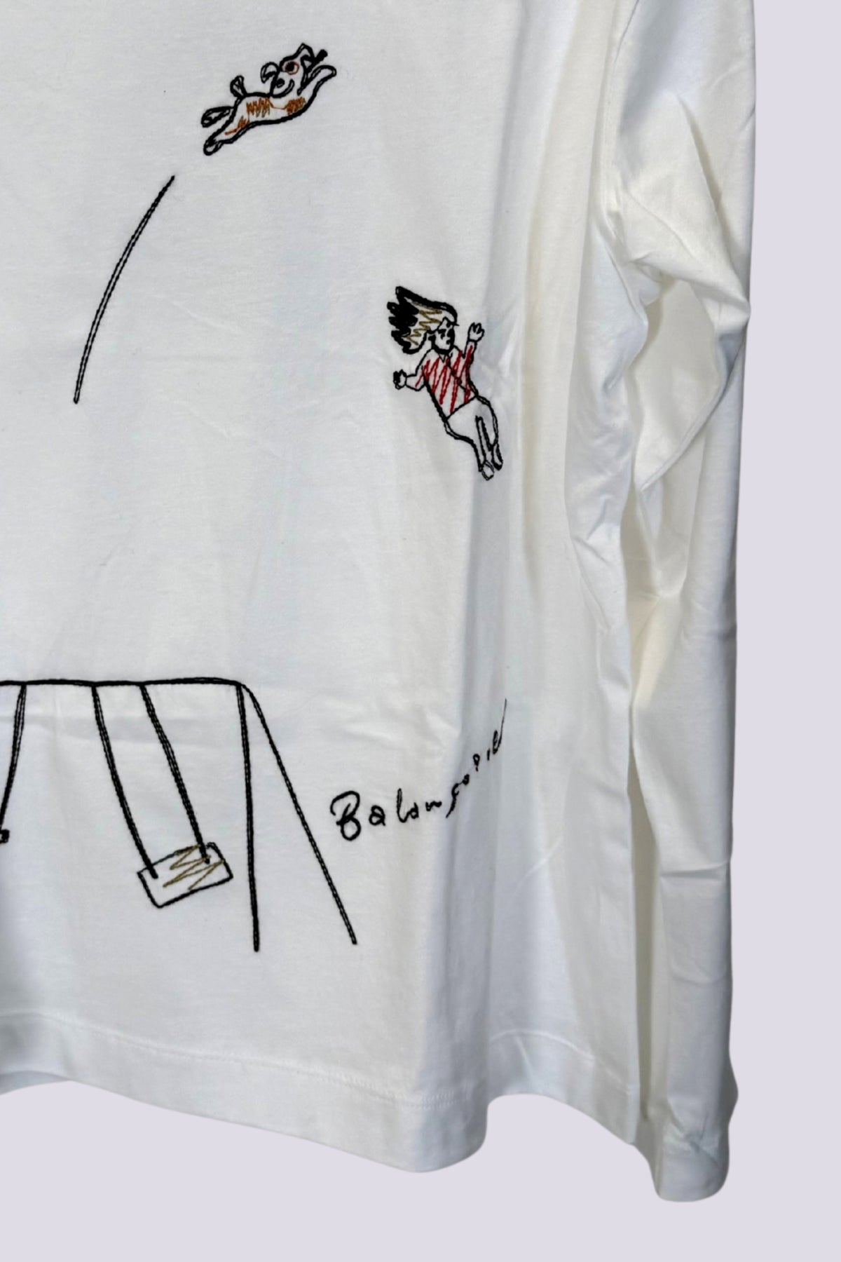 T-shirt altalena bianco 