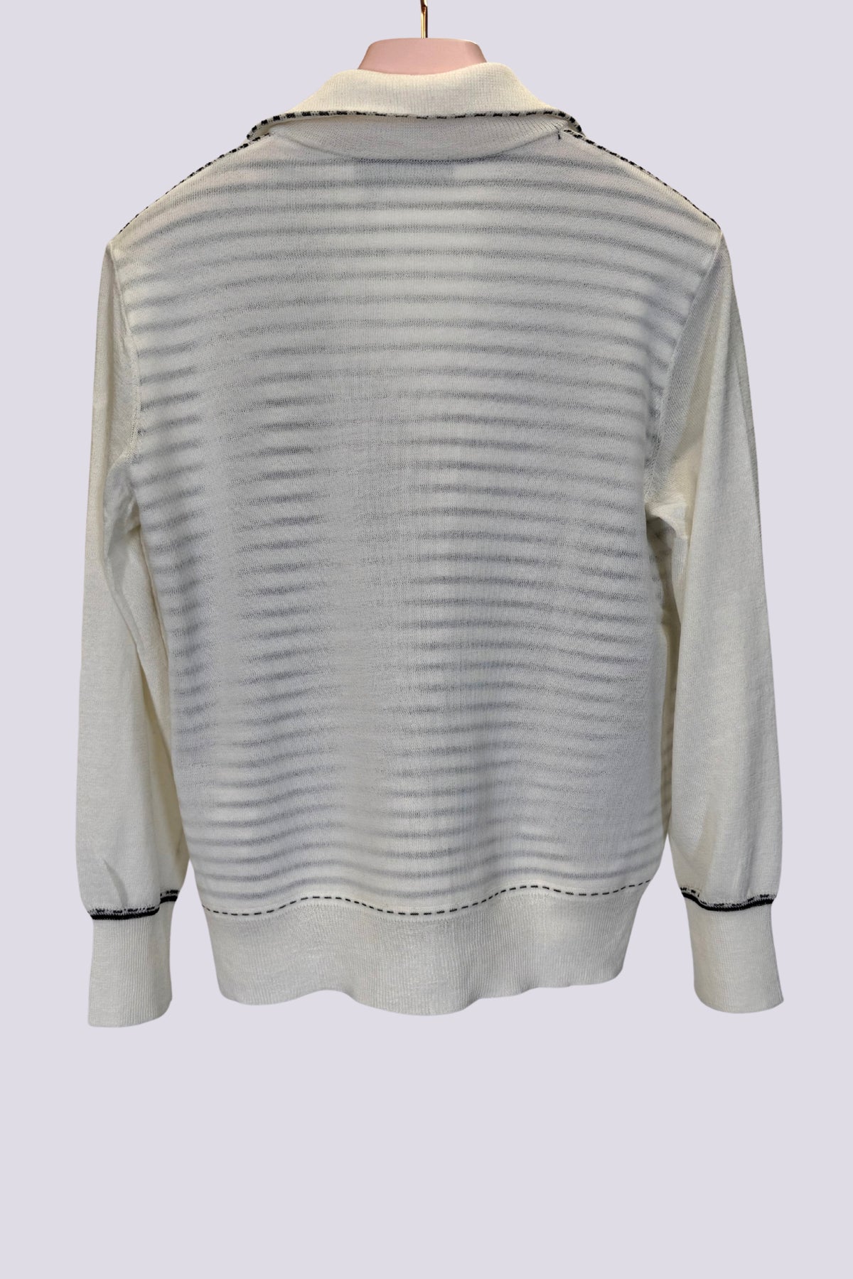 Cardigan sand bianco 