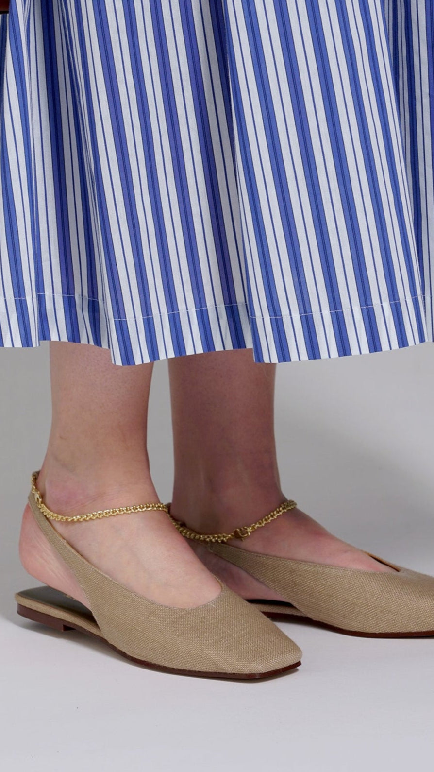 SCARPE LINO CORINTO FLAT MARIA LUCA