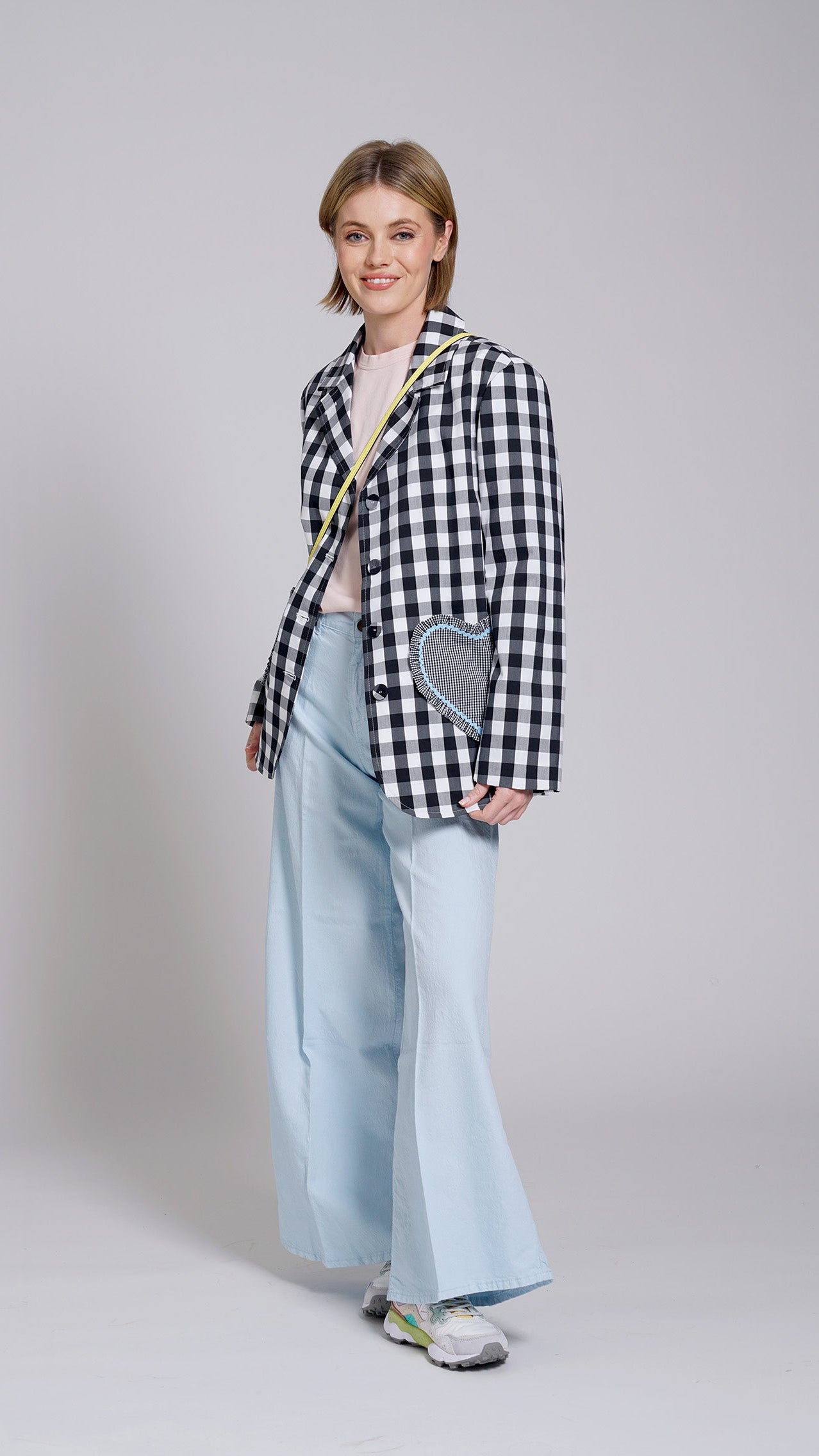 PANTALONE SERENA DYED AZZURRO
