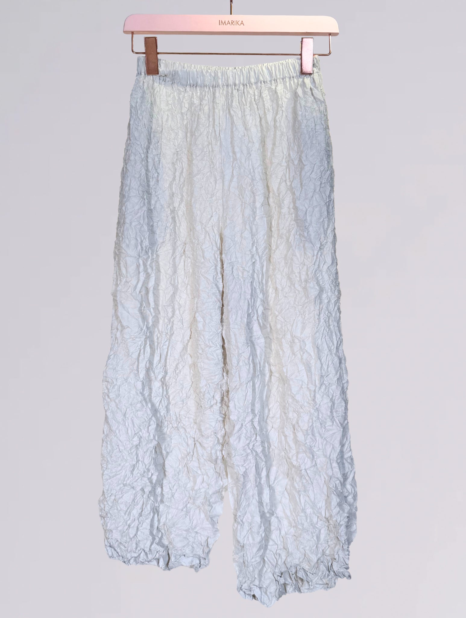 PANTALONI EFFETTO STROPICCIATO 