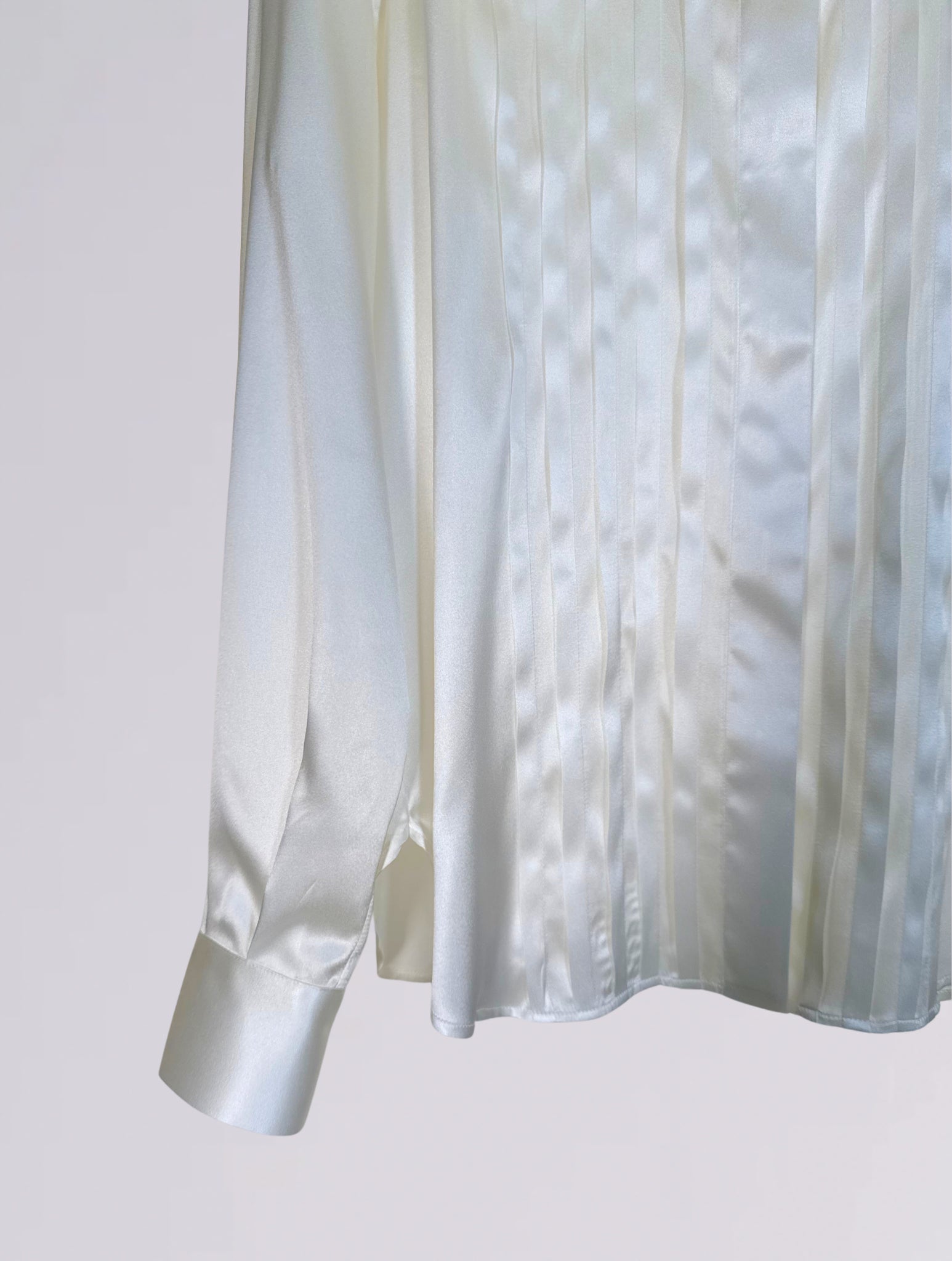 Camcia con plastron bianca 