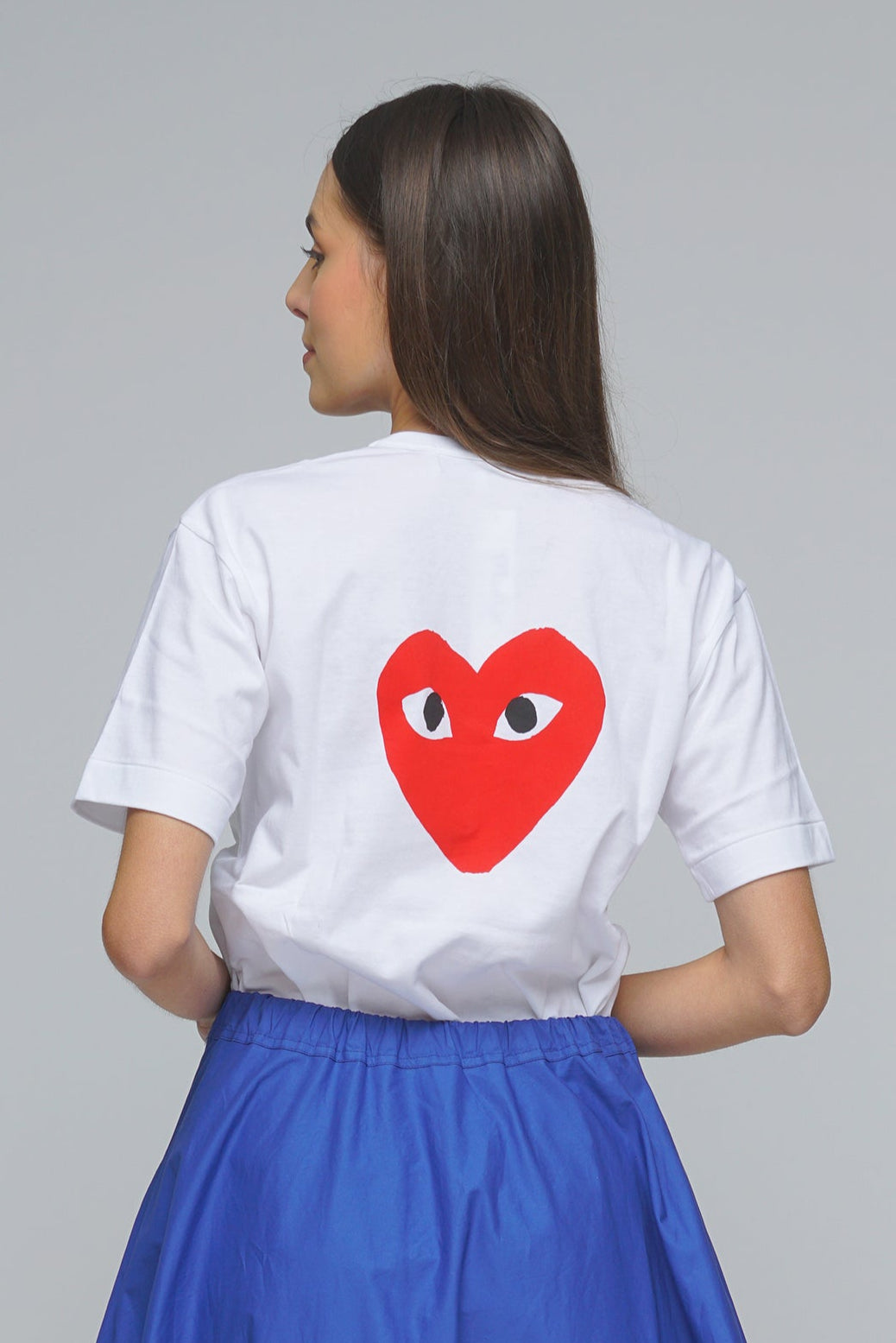 T-SHIRT CUORI GRANDE COMME DES GARÇONS