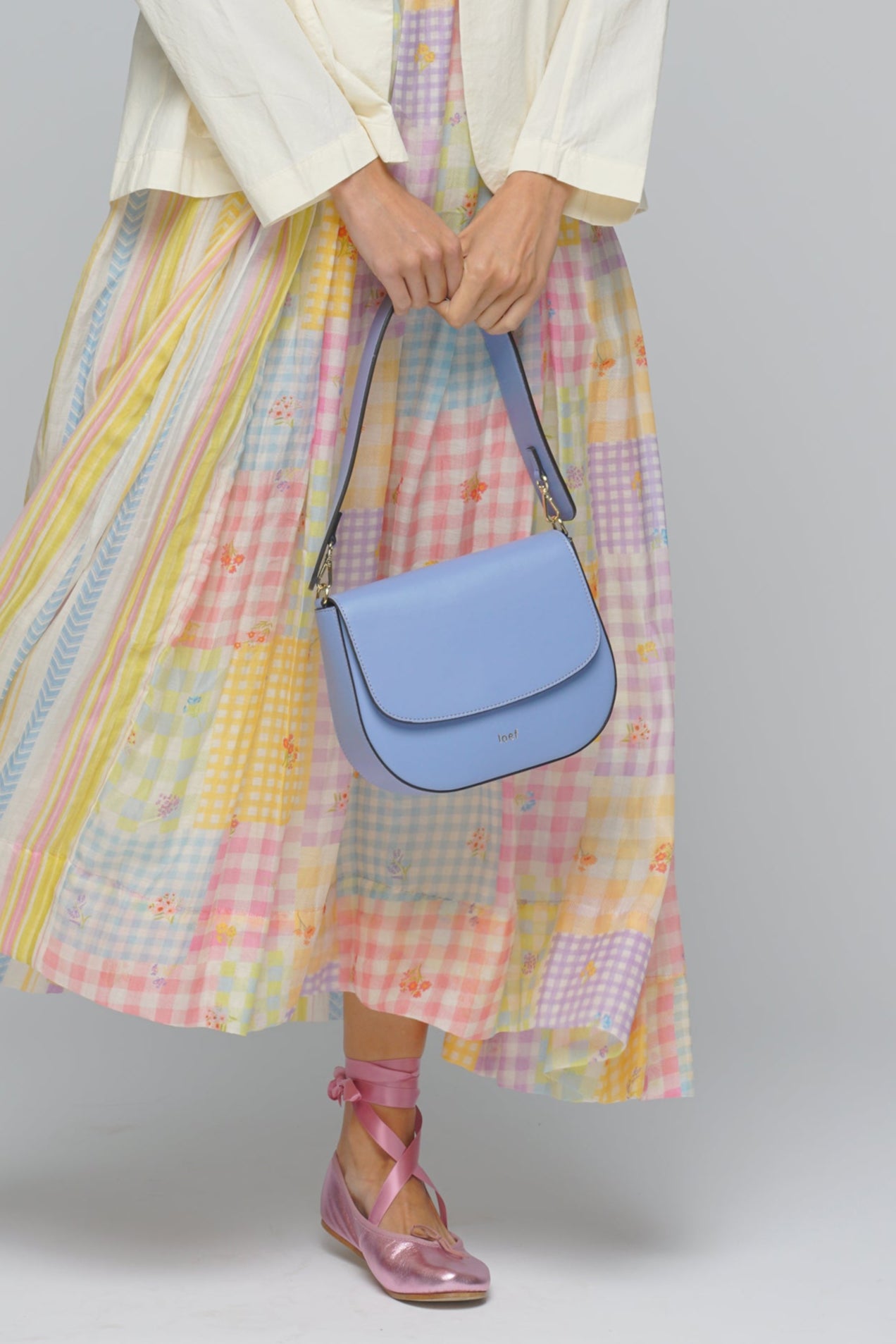 BORSA ELE MIDI AZZURRO