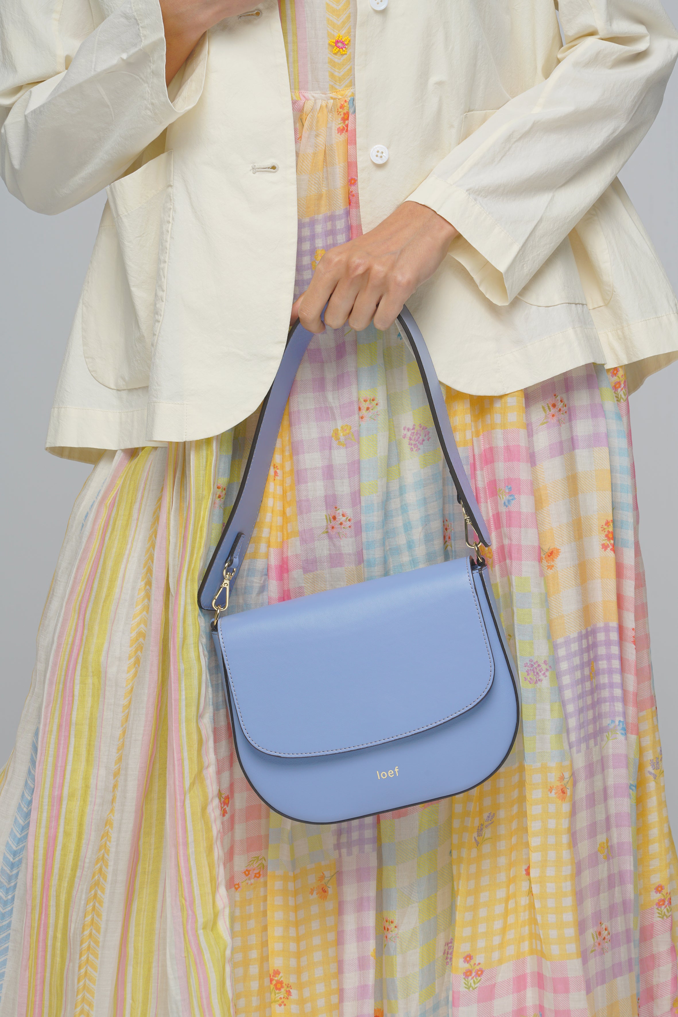 BORSA ELE MIDI AZZURRO