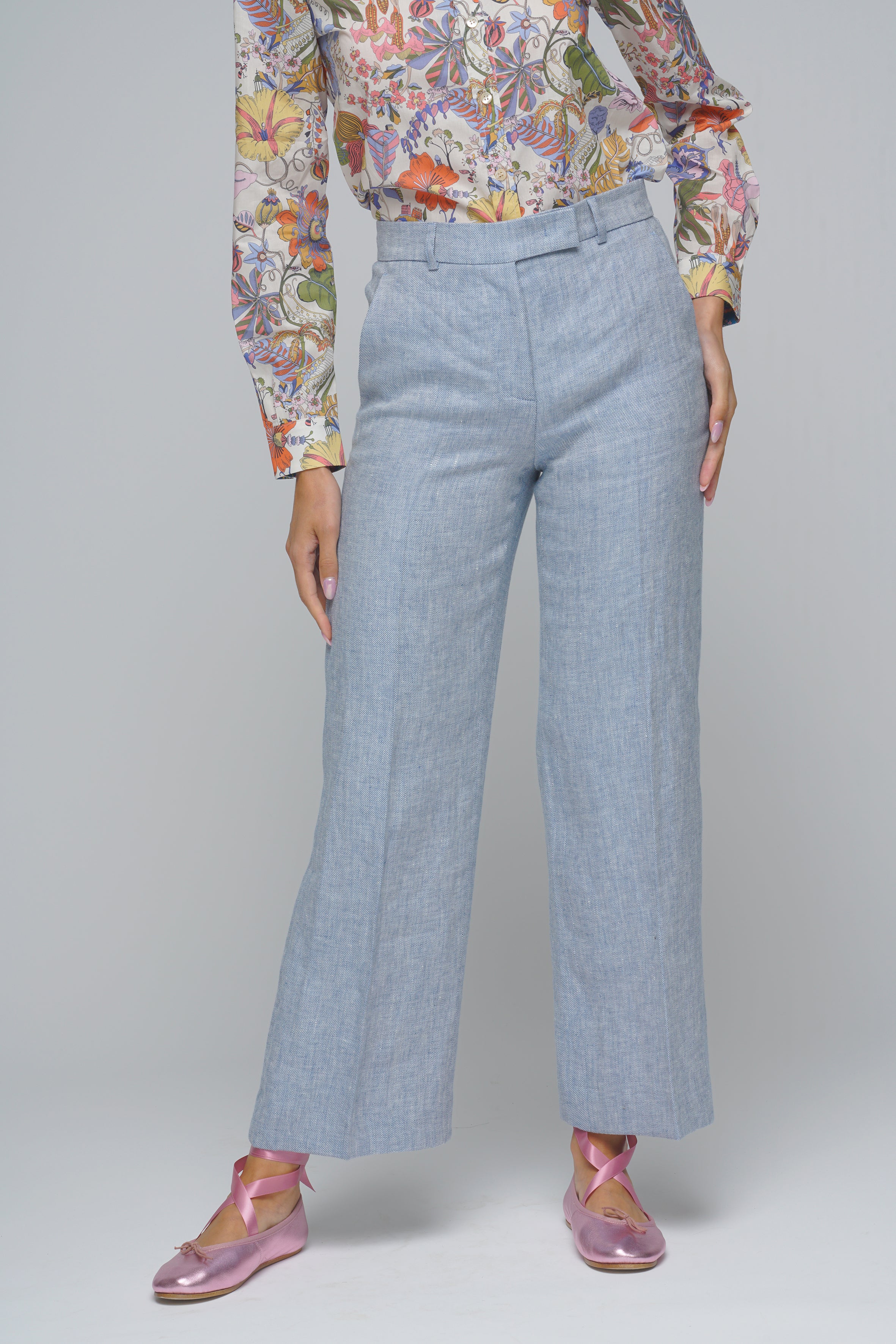 PANTALONE TEODORA LINO QUELLEDUE