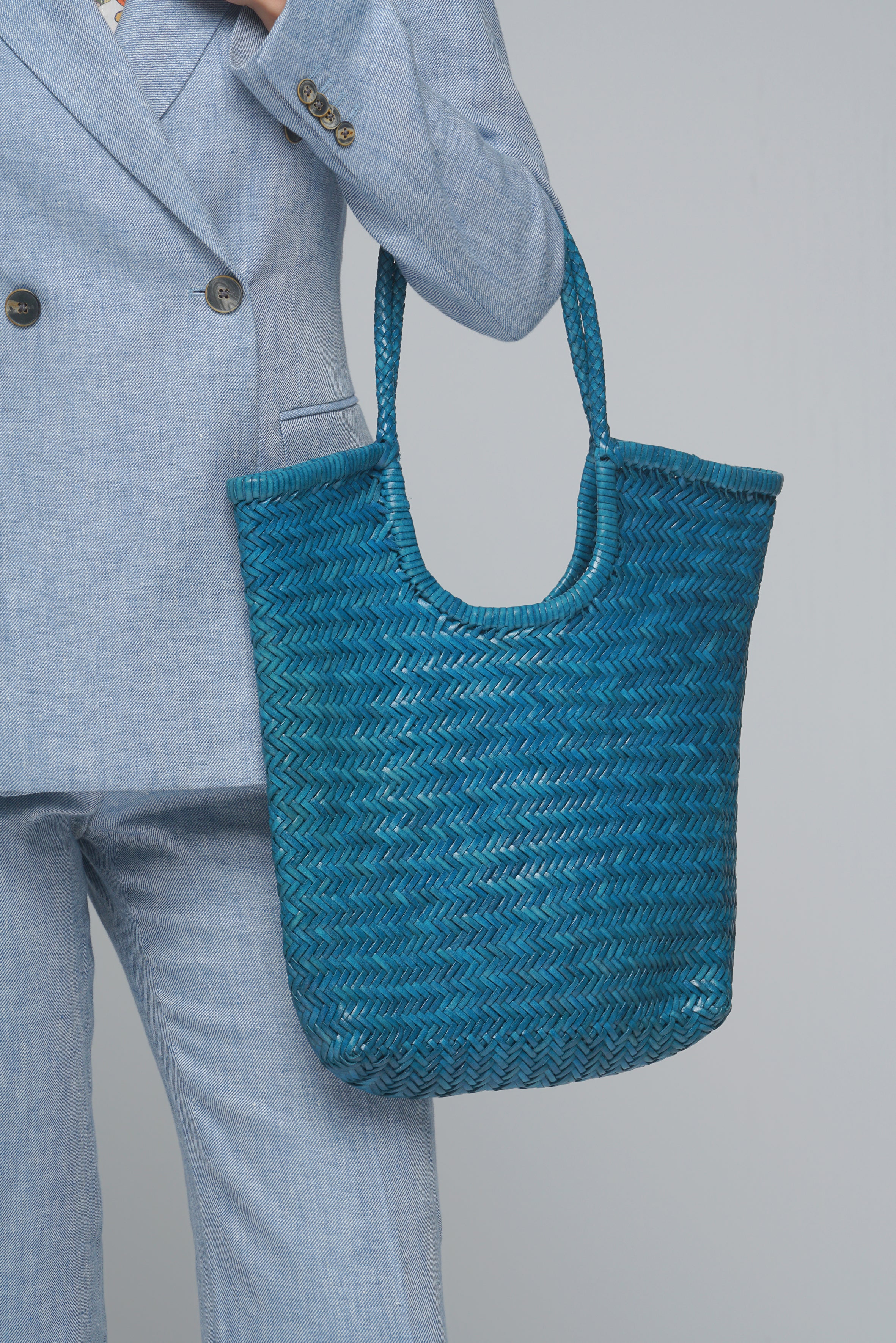 BORSA DIAGONAL TOTE BLU DRAGON