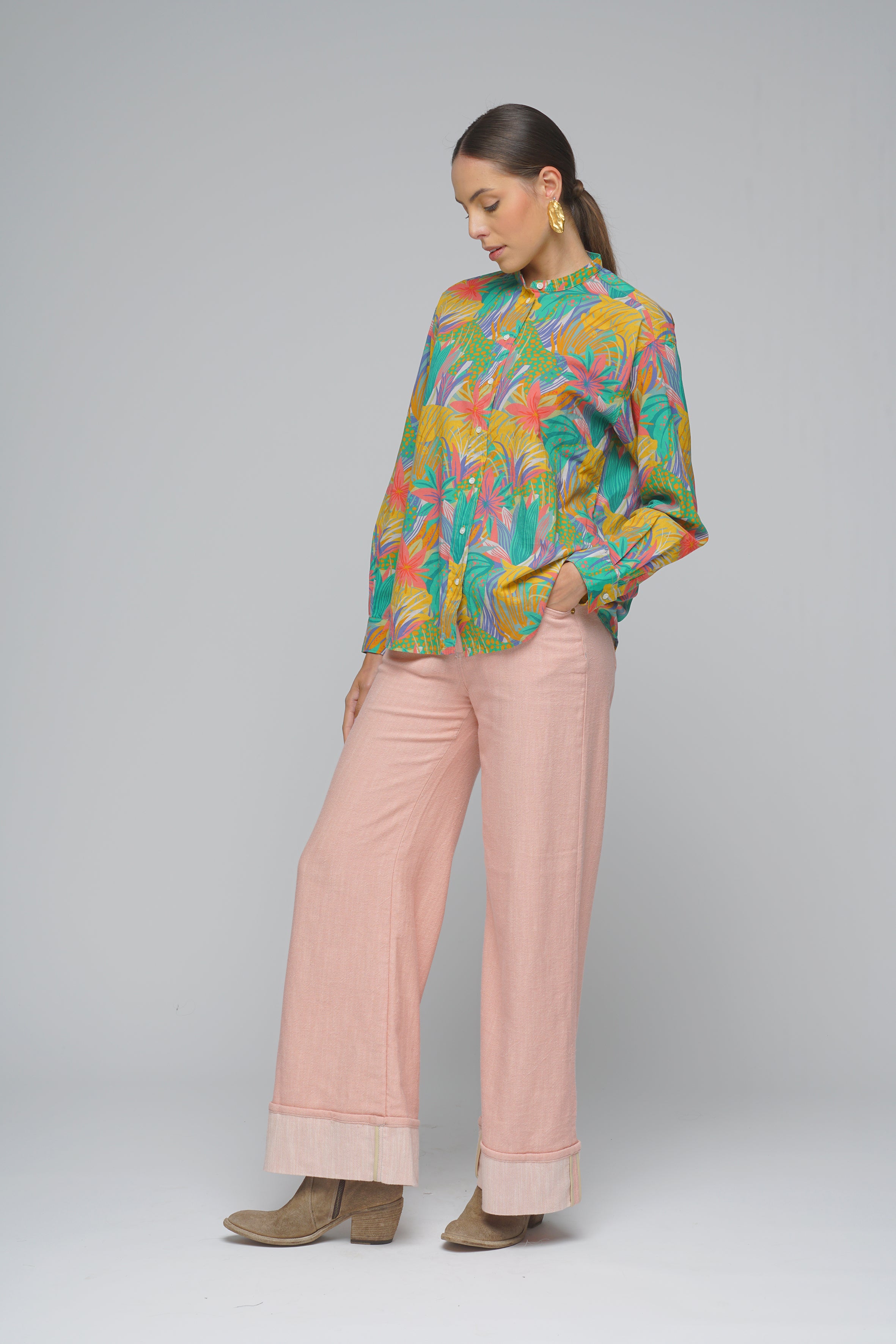 CAMICIA CRISTAL VERDE