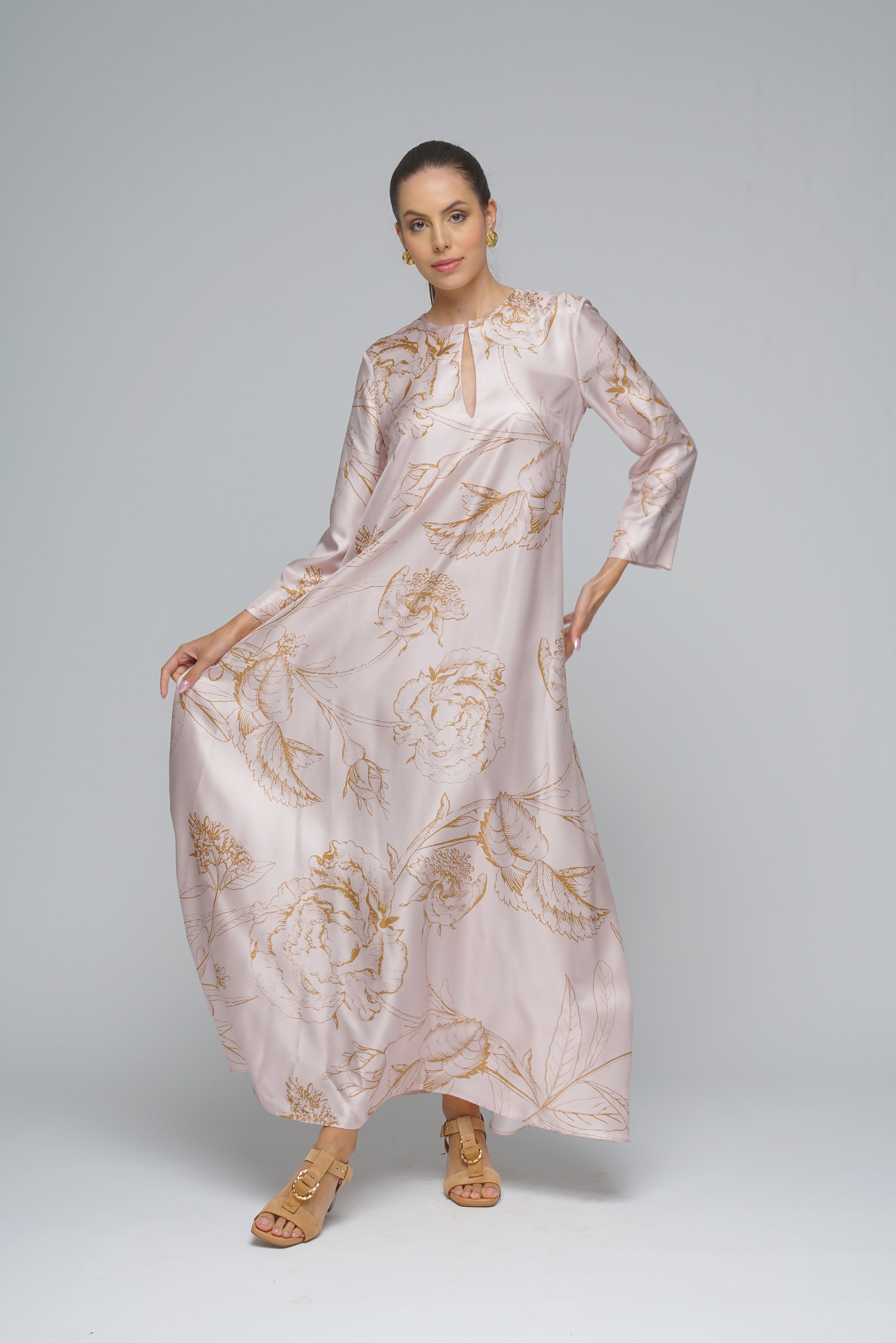 ABITO ROSE SILK