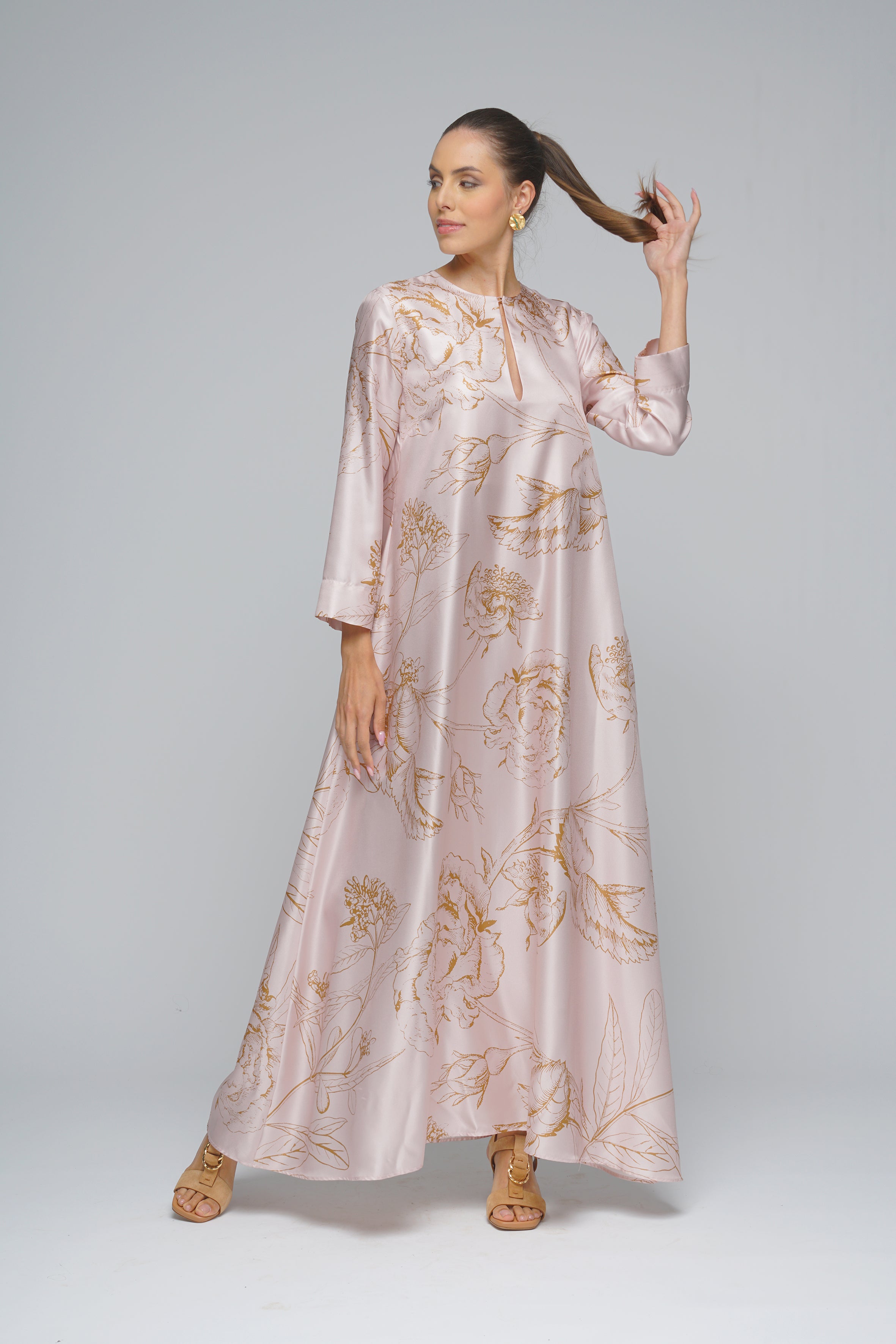 ABITO ROSE SILK