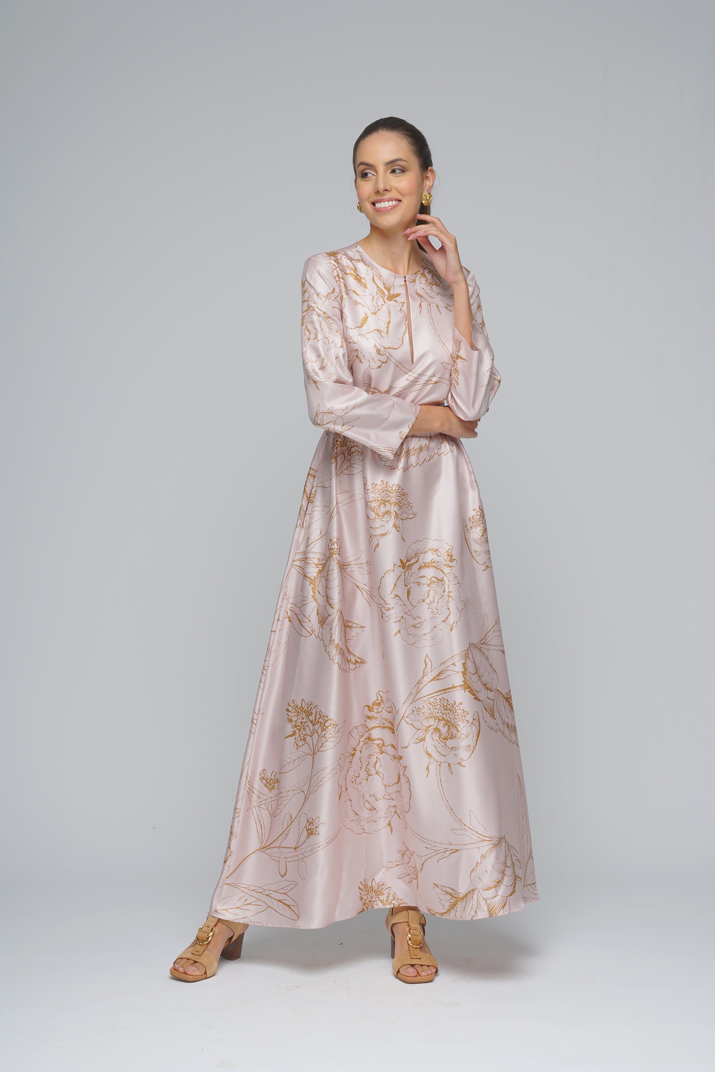 ABITO ROSE SILK