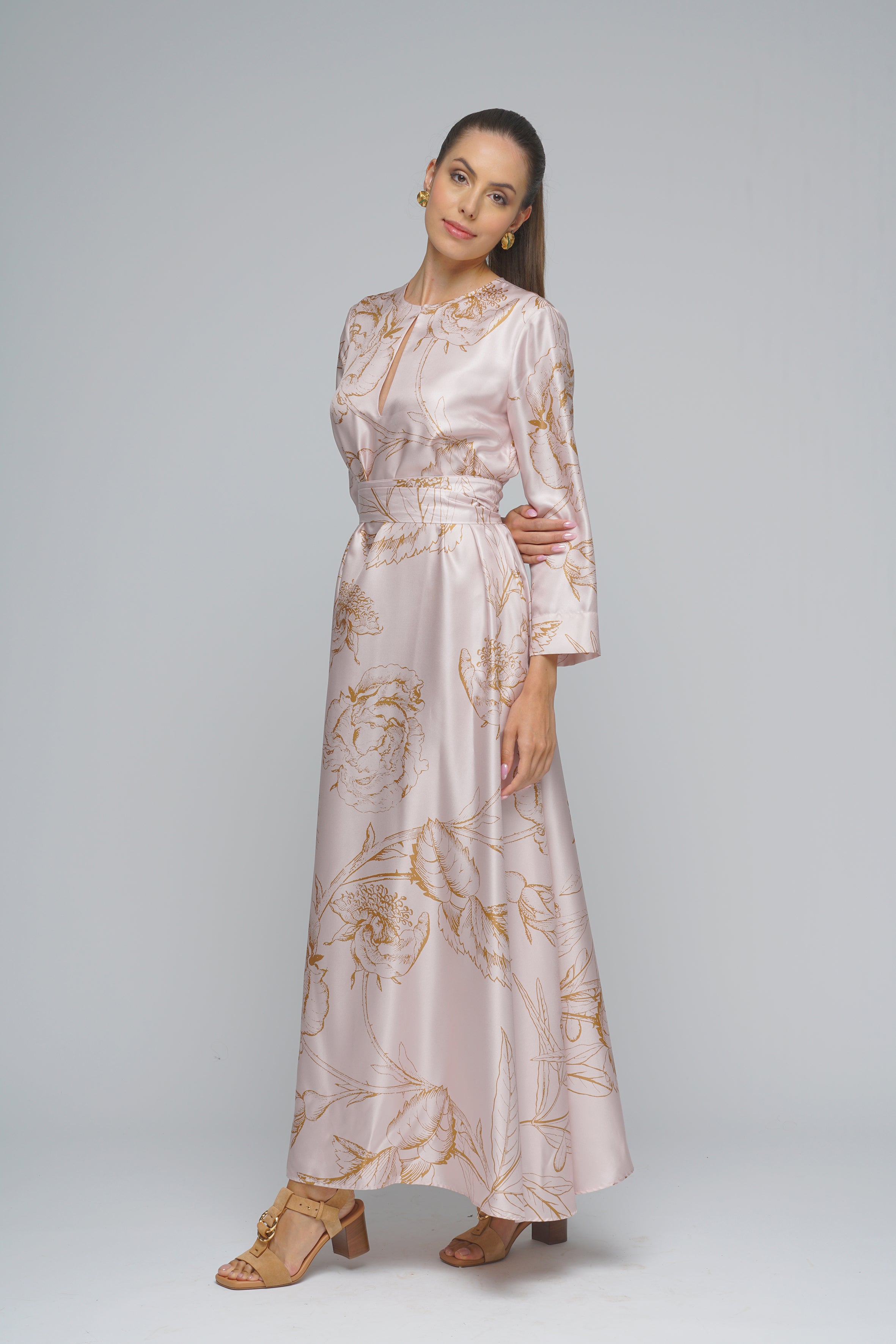 ABITO ROSE SILK