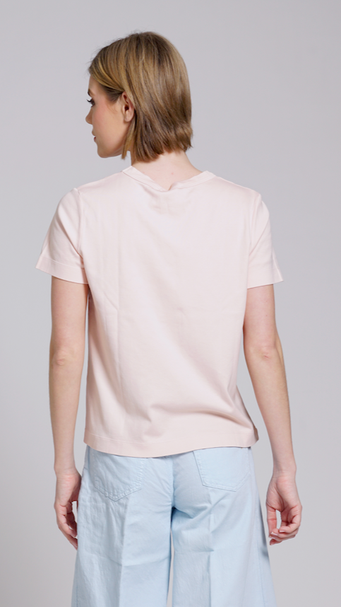 T-SHIRT PETALO ROSA