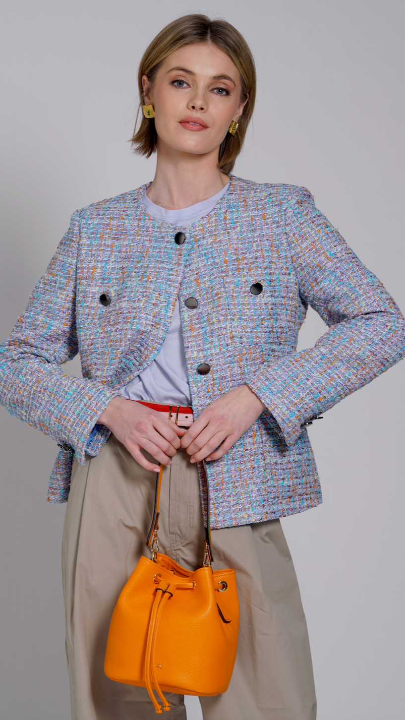 GIACCA BEVERLY TWEED TAGLIATORE