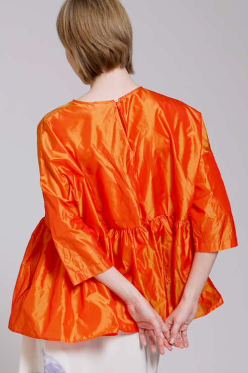 TOP CORA ARANCIO