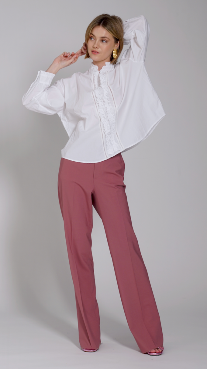 CAMICIA GABARDINA BIANCO SHAFT