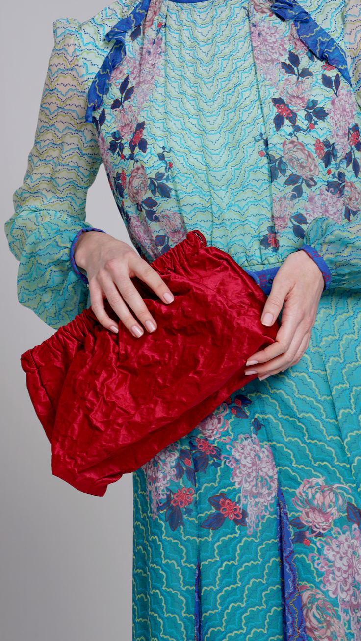 BORSA SAT PILLOW ROSSA ZILLA