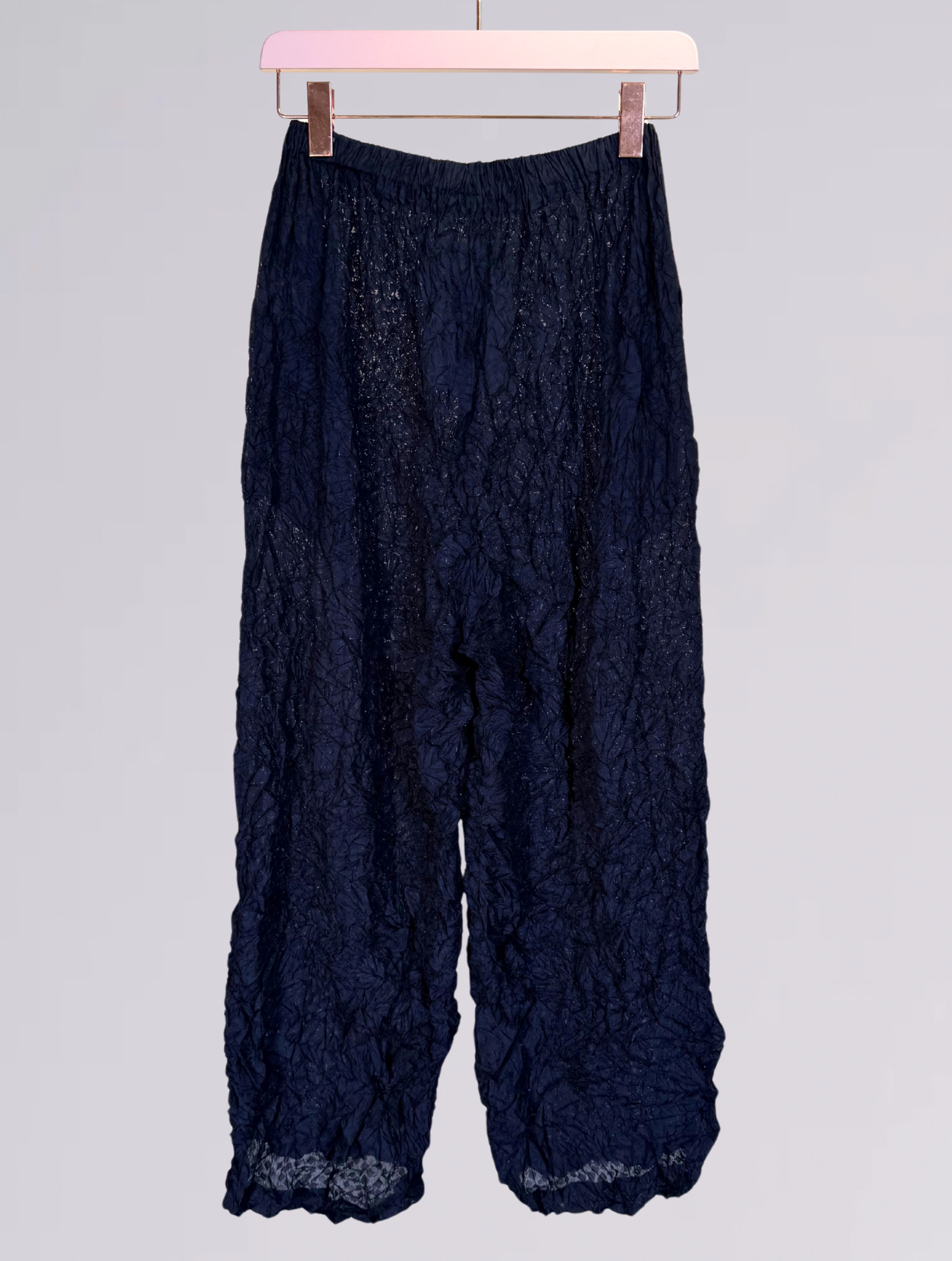 PANTALONI EFFETTO STROPICCIATO 